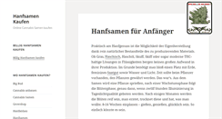 Desktop Screenshot of hanfsamenkaufen.com