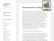 Tablet Screenshot of hanfsamenkaufen.com